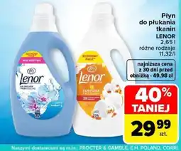 Carrefour Płyn do płukania tkanin Lenor oferta