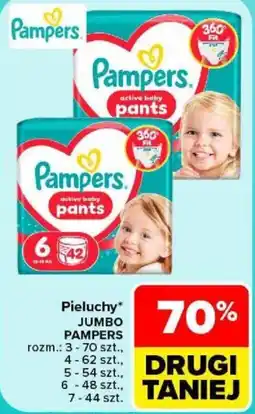 Carrefour Pieluchy jumbo pampers oferta