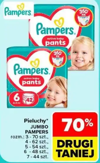 Pieluchy jumbo pampers