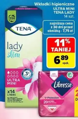 Carrefour Wkładki higieniczne Tena Lady Ultra Mini oferta
