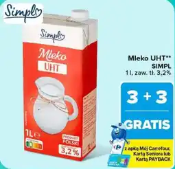 Carrefour Mleko uht simpl oferta
