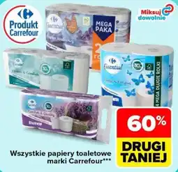 Carrefour Wszystkie papiery toaletowe marki Carrefour oferta