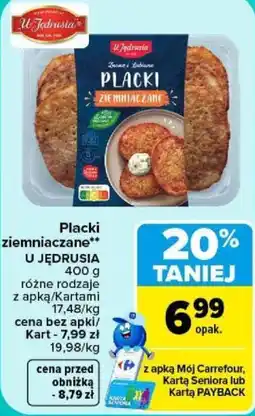 Carrefour Placki ziemniaczane U JĘDRUSIA oferta