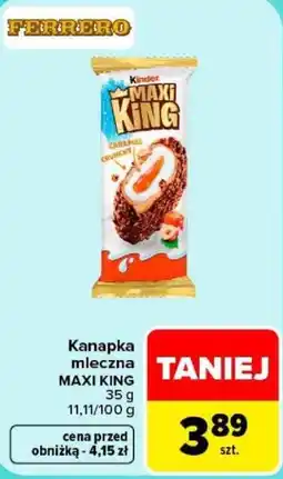 Carrefour Kanapka mleczna MAXI KING oferta