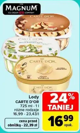 Carrefour Lody CARTE D'OR oferta