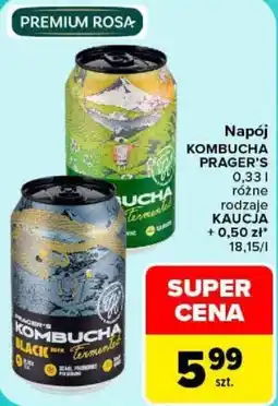 Carrefour Kombucha Prager's Premium Rosa oferta