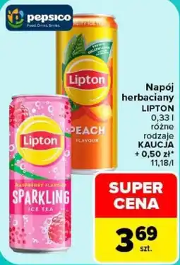 Carrefour Napój herbaciany LIPTON oferta