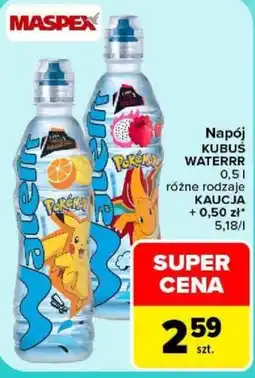 Carrefour Napój Kubuś Waterrr oferta