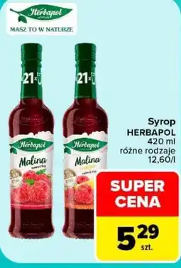 Carrefour Syrop HERBAPOL Malina oferta