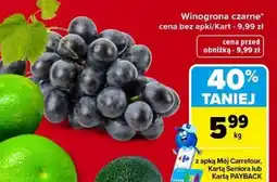 Carrefour Winogrona czarne oferta