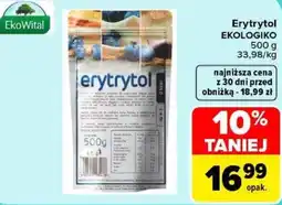 Carrefour Erytrytol EKOLOGIKO oferta