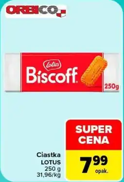 Carrefour Ciastka LOTUS oferta
