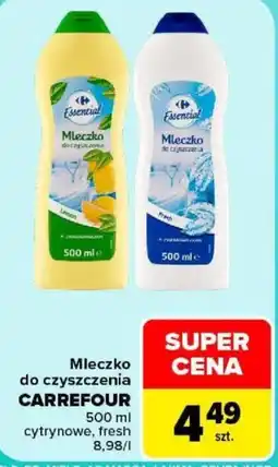 Carrefour Mleczko do czyszczenia Carrefour oferta