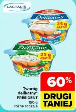 Carrefour Twaróg delikatny président oferta