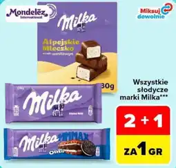 Carrefour Milka Alpejskie Mleczko oferta