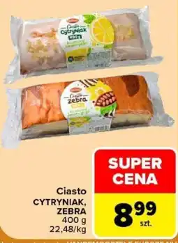 Carrefour Ciasto Cytryniak, Zebra oferta