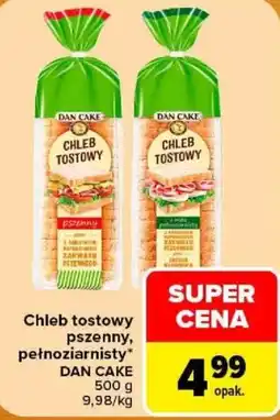Carrefour Chleb tostowy pszenny, pełnoziarnisty DAN CAKE oferta