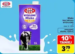 Carrefour Mleko MLEKOVITA WYDOJONE bez laktozy oferta