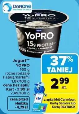 Carrefour Jogurt YOPRO oferta