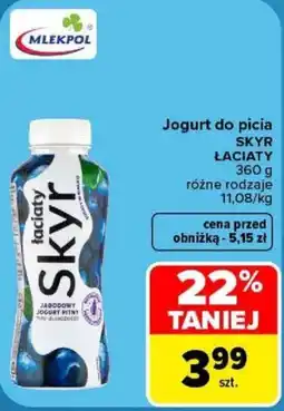 Carrefour Jogurt pitny Skyr Łaciaty oferta