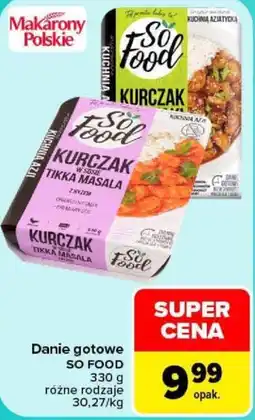 Carrefour Danie gotowe SO FOOD oferta