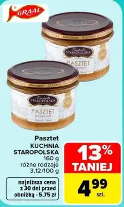Carrefour Pasztet Kuchnia Staropolska oferta