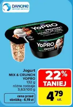 Carrefour Jogurt MIX & CRUNCH YOPRO oferta