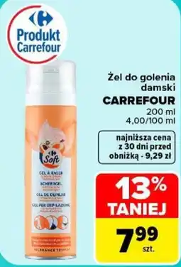 Carrefour Żel do golenia damski Carrefour oferta