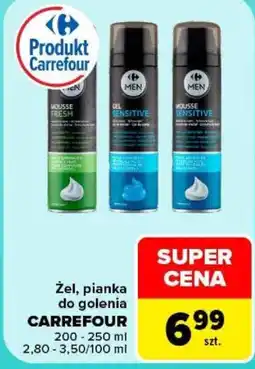 Carrefour Żel, pianka do golenia CARREFOUR oferta