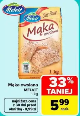 Carrefour Mąka owsiana Melvit oferta