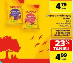 Carrefour Chipsy z ciecierzycy SONKO oferta