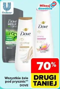 Carrefour Wszystkie żele pod prysznic Dove oferta