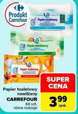 Carrefour Papier toaletowy nawilżany oferta