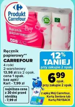 Carrefour Ręcznik papierowy CARREFOUR oferta
