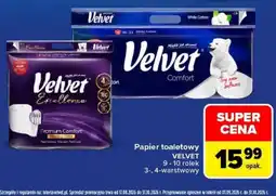 Carrefour Papier toaletowy VELVET oferta