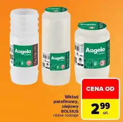 Carrefour Wkład parafinowy, olejowy BOLSIUS oferta