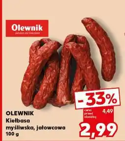Kaufland OLEWNIK Kiełbasa myśliwska, jałowcowa 100 g oferta