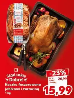 Kaufland Kaczka faszerowana jabłkami i żurawiną oferta