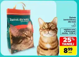 Carrefour Żwirek bentonitowy dla kota oferta