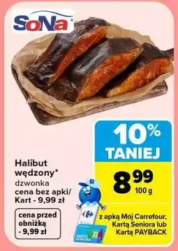 Carrefour Halibut wędzony oferta