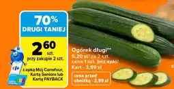 Carrefour Ogórek długi oferta