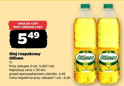 Netto Olej rzepakowy Olineo oferta