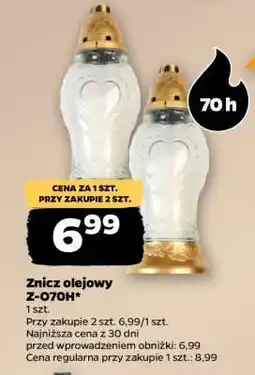 Netto Znicz olejowy Z-070H oferta