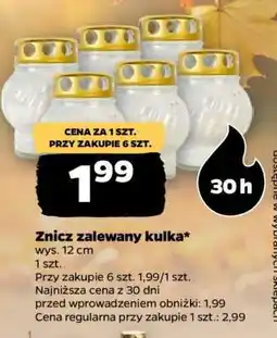 Netto Znicz zalewany kulka oferta