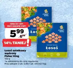 Netto Łosoś sałatkowy wędzony Fisher King oferta