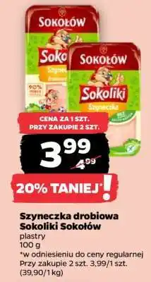 Netto Szynka drobiowa Sokoliki Sokołów oferta
