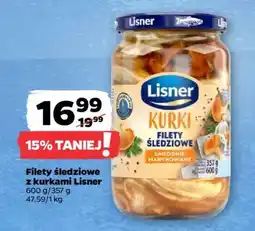 Netto Filety śledziowe z kurkami Lisner oferta