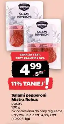 Netto Salami pepperoni Mistrz Rohus oferta