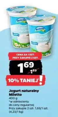 Netto Jogurt naturalny Miletto oferta