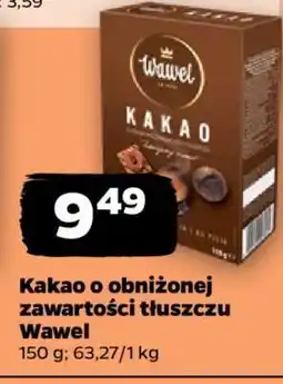 Netto Kakao o obniżonej zawartości tłuszczu Wawel oferta